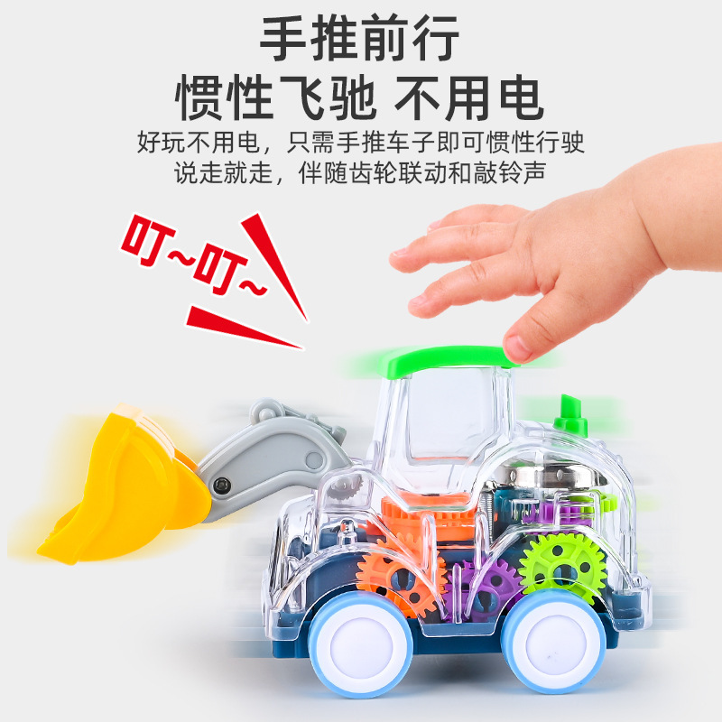 Picture of Children's boy toy car model simulation excavator roller engineering car suit educational toys gifts wholesale