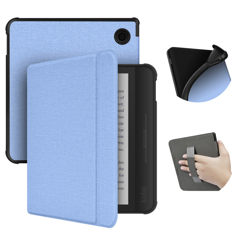 Picture of Suitable for 2024Kobo Libra Color Handheld Cloth Pattern Tpu Protective Case Kobo 7inch E-Book Protective Case