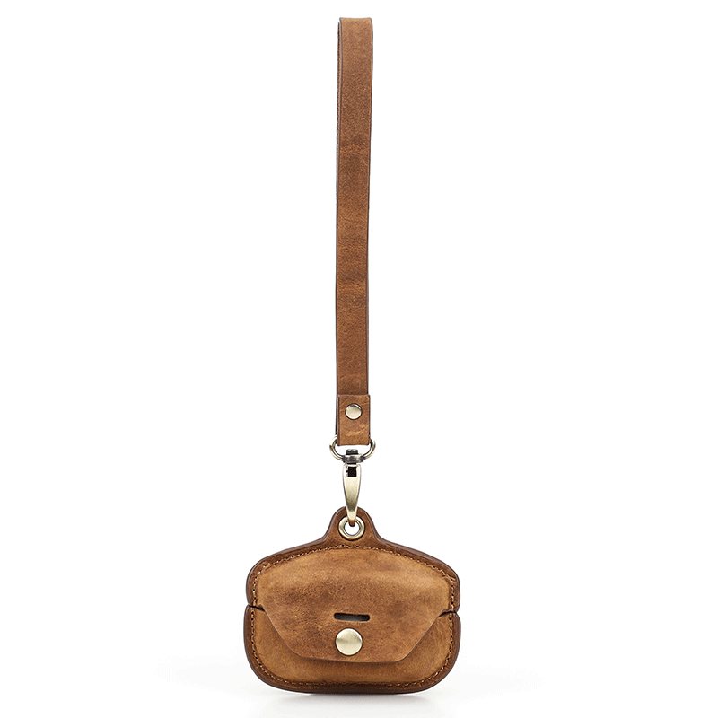 Picture of Suitable for Sony Headset wf-1000xm4 Protective Case Lanyard Leather Sony Bluetooth Headset