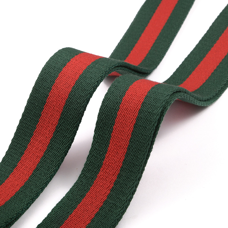 Picture of Suitable for G-Chi Adjustable 3.8CM Canvas Ribbon F-46 Shoulder Crossbody Green Red Bag Belt Single Buy Replacement Shoulder Belt
