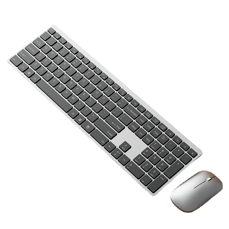 Picture of Film Bluetooth Wireless Keyboard and Mouse Set Desktop Computer Notebook Office Silent Notebook Mobile Phone All in One