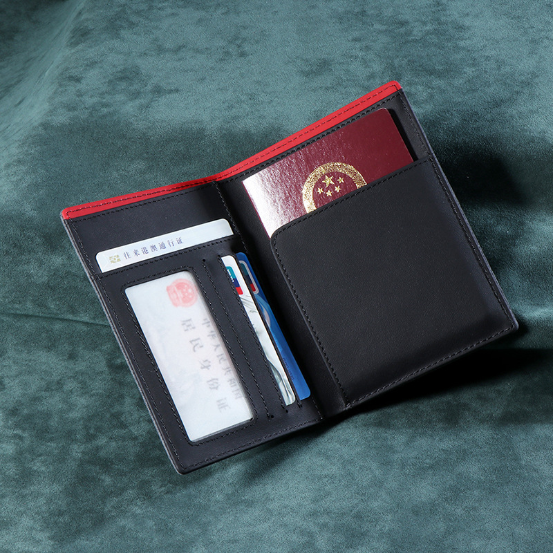 Picture of Alcantara Passband Bag Leather ID Holder Multi-function Wallet Large Capacity Multi-card Storage Business Gift