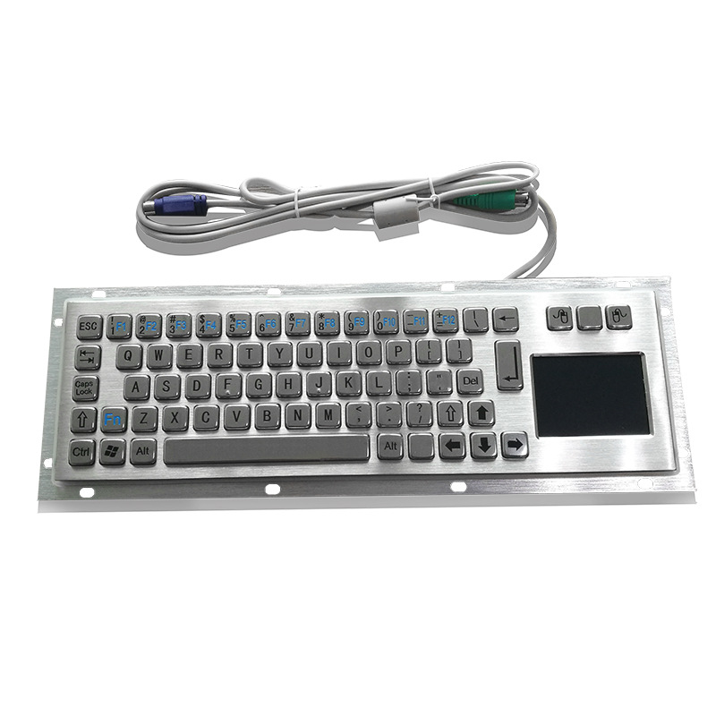 Picture of Yuntian 68A Wired Integrated Keyboard Mouse Touchpad Touch Office Drawing Ultra-thin Silent USB