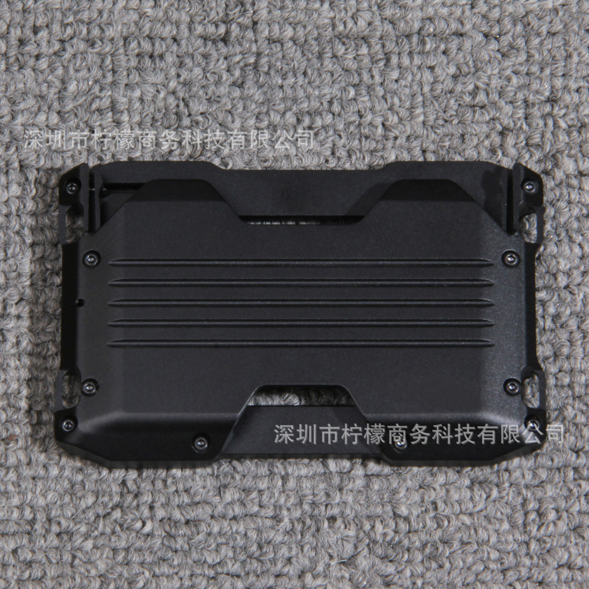 Picture of Factory direct cross-border new EDC card case anti-theft brush metal card case card set men's RFID wallet coin key