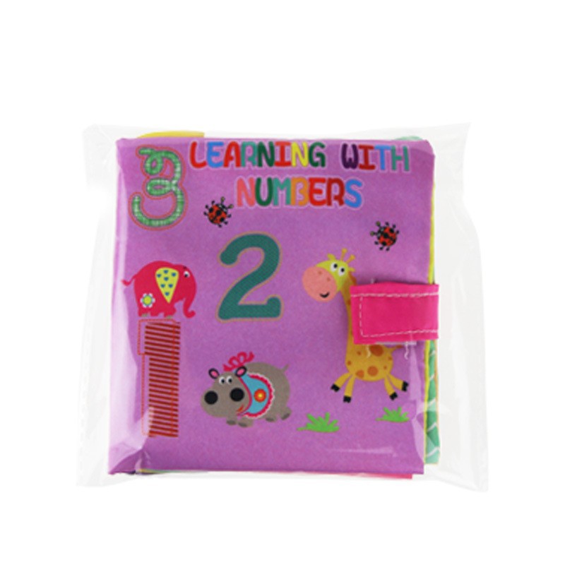 Picture of 34 cross-border newborn early education Enlightenment baby baby cloth book ringing paper BB whistle tear not to rot three-dimensional cloth book