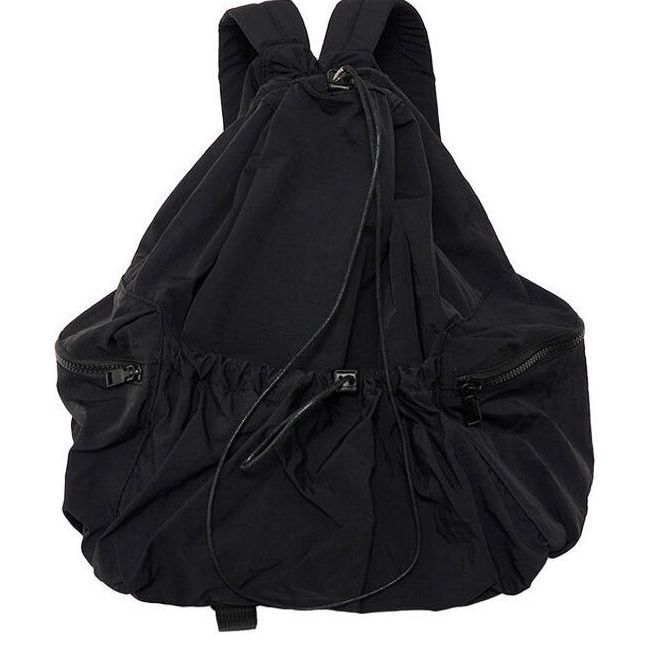 Picture of Cross-Border 2024 New Korean Niche Student Nylon Cloth Backpack School Bag Women's Large Capacity Travel Drawstring Backpack