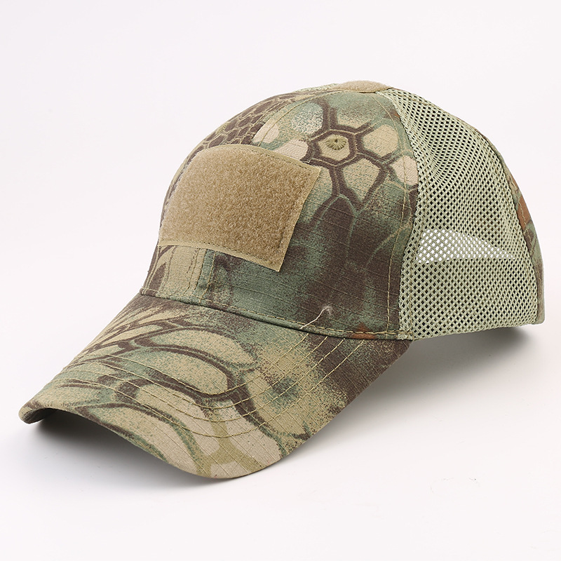 Picture of Military fans outdoor python pattern baseball cap men's tactical camouflage hat sports hook and loop cap a generation of wholesale