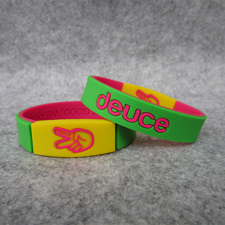 Picture of Basketball sports tide Deuce brand scissor commemorative star silicone bracelet Sports wristband Owen
