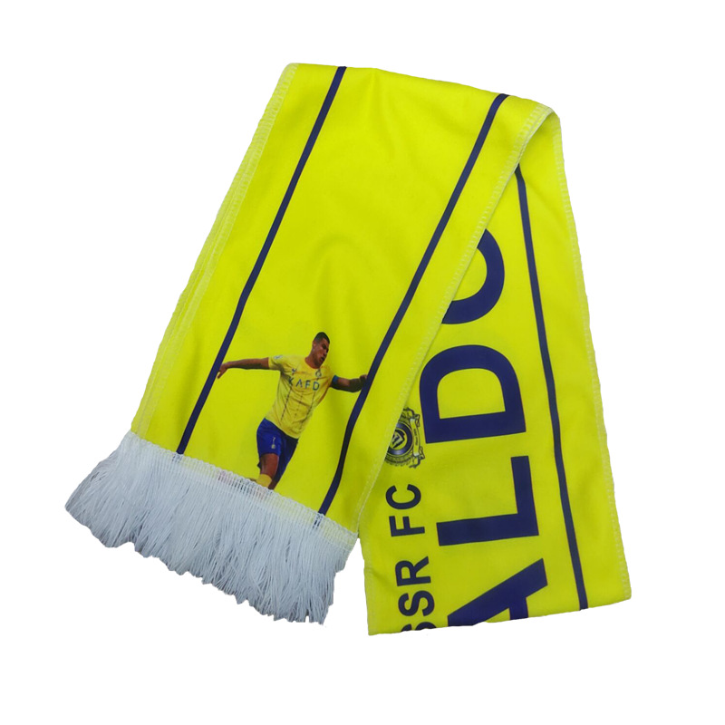 Picture of Fan Supplies Messi Youwen Imperial Horse International Ac Milan Paris Scarf Football Fan Cheer Autumn and Winter Warmth