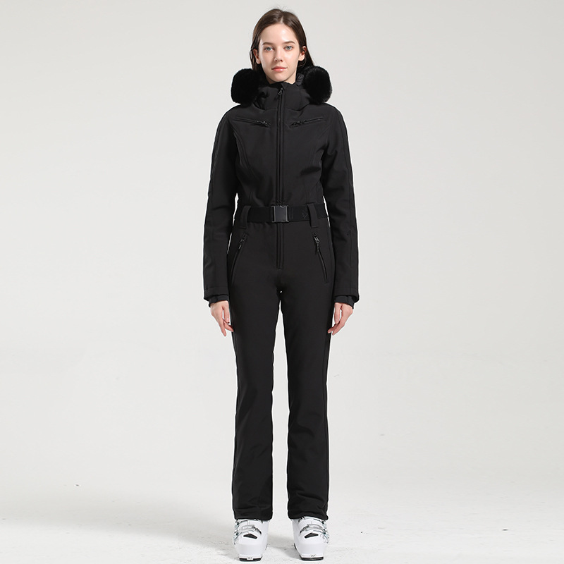 Picture of Professional Double-board Windproof Cross-border Ski Suit Women's Thickened Warm Waterproof Slim-fit Outdoor Ski Suit Women's suit