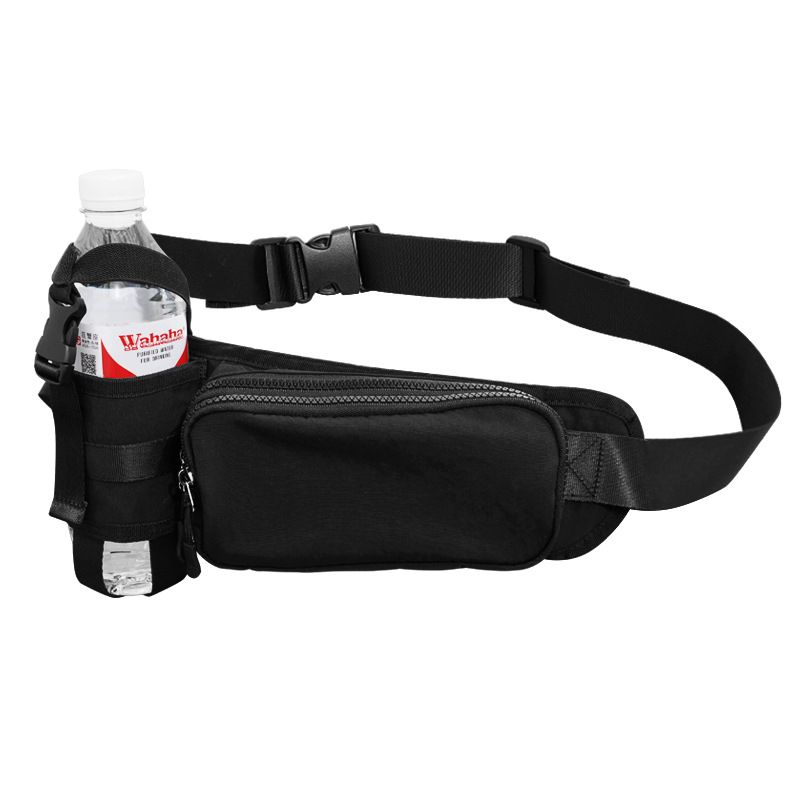 Picture of Korean Running Sports Waist Bag, Outdoor Water Bottle Waist Bag, Nylon Ultra-Light Running Bag, Cycling Waist Bag, Wear-Resistant Mobile Phone Bag