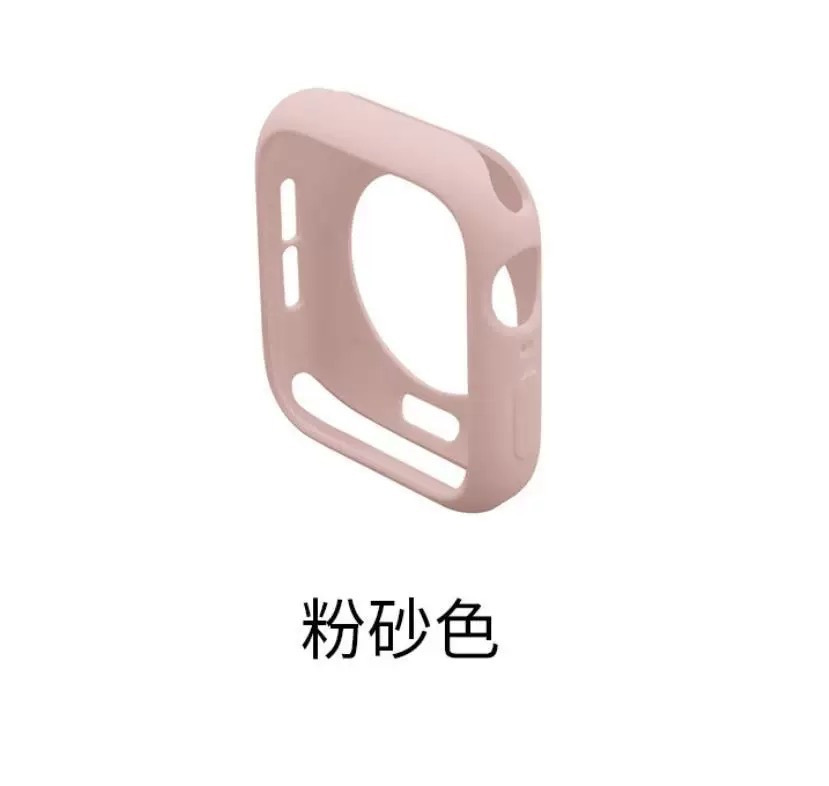 Picture of Half Pack Tpu Watch Case Suitable for Apple Iwatchs10 Watch Protective Case S9 Soft Shell Candy Color S8 Protective Case