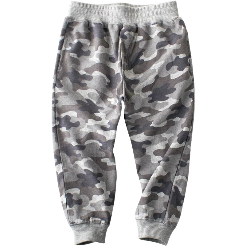 2024 autumn new Korean children's clothing wholesale boys sports camouflage pants children thin pants a consignment