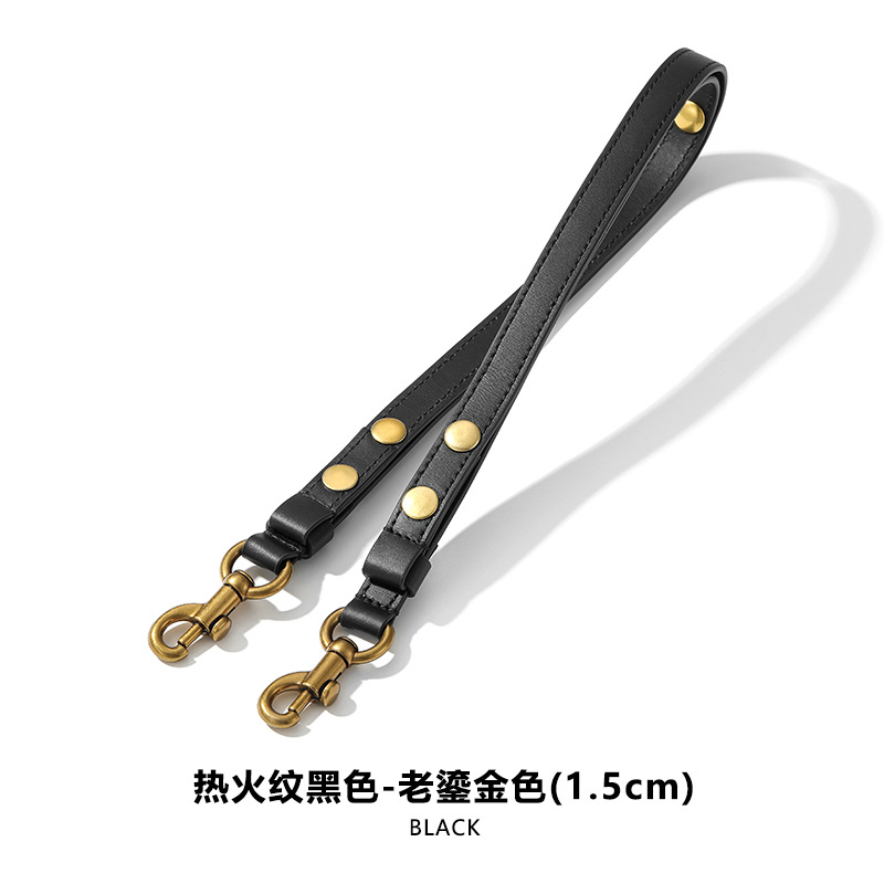 Picture of Mahuangshi MHS-C-38 3rd Gear Adjustable Rivet Shoulder Strap 26 Wash Bag Transformed Brown Women's Bag Shoulder Strap Underarm