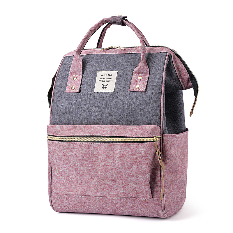 Picture of A Korean-style Mummy Bag Women's Lightweight Large Capacity Multifunctional Maternal and Baby Bag Waterproof Oxford Diaper Backpack