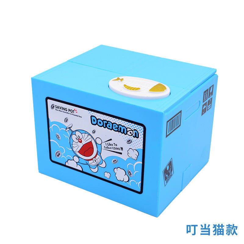 Picture of Cute creative money cat piggy bank children's toys greedy cat electric piggy bank stealing cat piggy bank coins