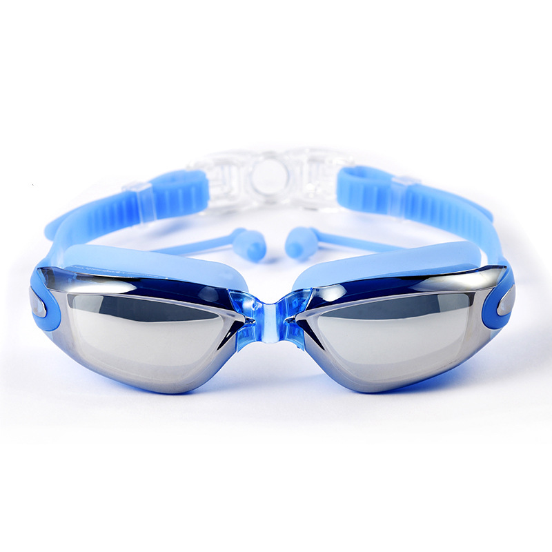 Picture of Waterproof anti-fog HD pink swimming goggles women swimming glasses myopia optional men's equipment diving goggles swimming goggles wholesale