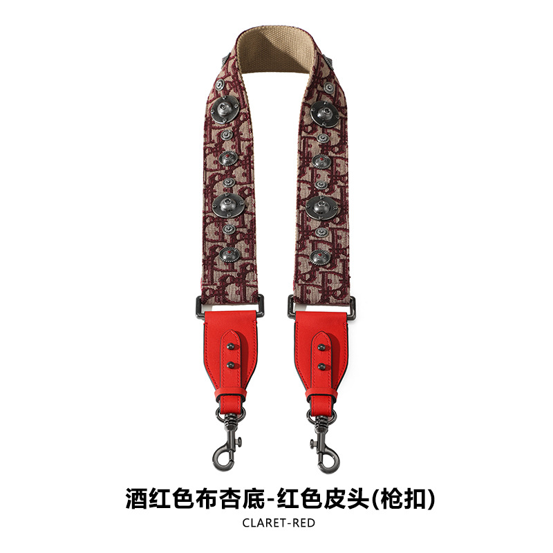 Picture of Mahuangshi MHS-F-66 Wide Bag with Canvas Shoulder Strap Shoulder Crossbody Cowhide Bag Accessories Bag Strap Comfortable D