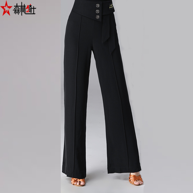 Picture of Sailor Dance Forest Knight Women's New Tassel One-piece Trousers Square Dance Latin Dance Jitterba Dance Culottes