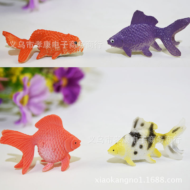 Picture of Children's model toy simulation marine animal goldfish dinosaur plastic toy simulation animal model wholesale