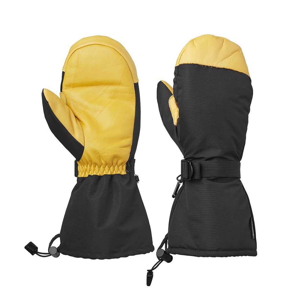 Picture of Outdoor Ski Gloves Winter Sports Five-Finger Windproof Finger Snow Shoveling Running Mountaineering Warm Gloves Long Braised Gloves