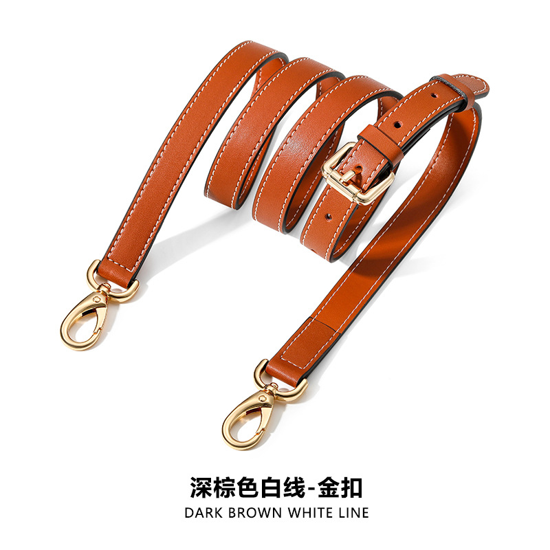 Picture of Ma Huangshi Mhs-A-1 Plain Leather Bag Strap Adjustable Spaghetti Strap Bag Replacement Strap Single Shoulder Crossbody for Women