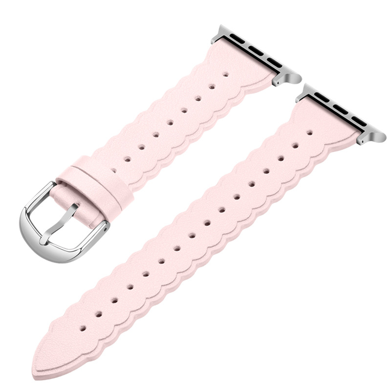 Picture of in stock for Apple Watch Genuine Leather Strap Apple iwatch9876SE Double Llace Fashion Wristband