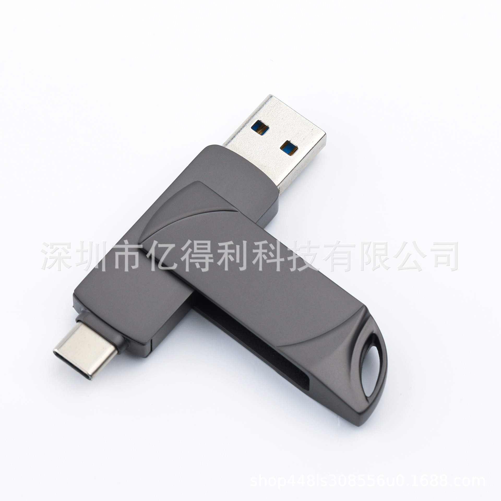 type-c mobile phone USB flash drive rotating 512g high-speed computer dual-purpose USB flash drive large capacity mobile phone USB 1TB