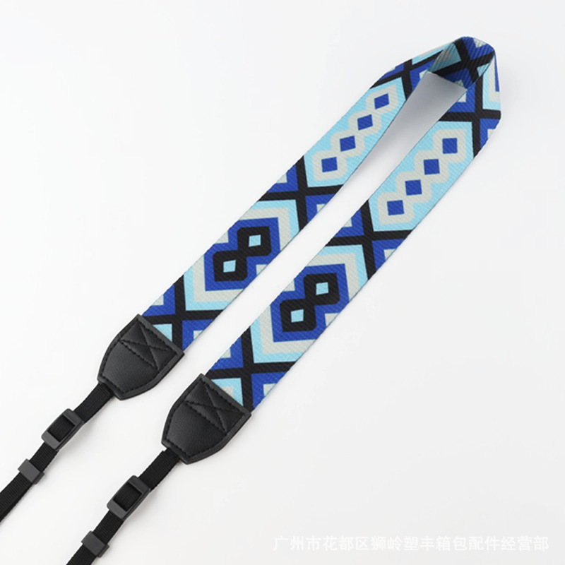 Picture of SLR Camera Shoulder Strap Camera Strap Waterproof Shock Absorbing Decompression 3.8cm Ethnic Jacquard Camera Strap