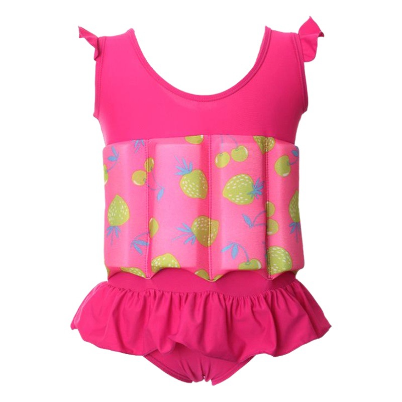 Buoyancy swimsuit children detachable floating one-piece training floating swimsuit quick-drying boys and girls swimwear wholesale