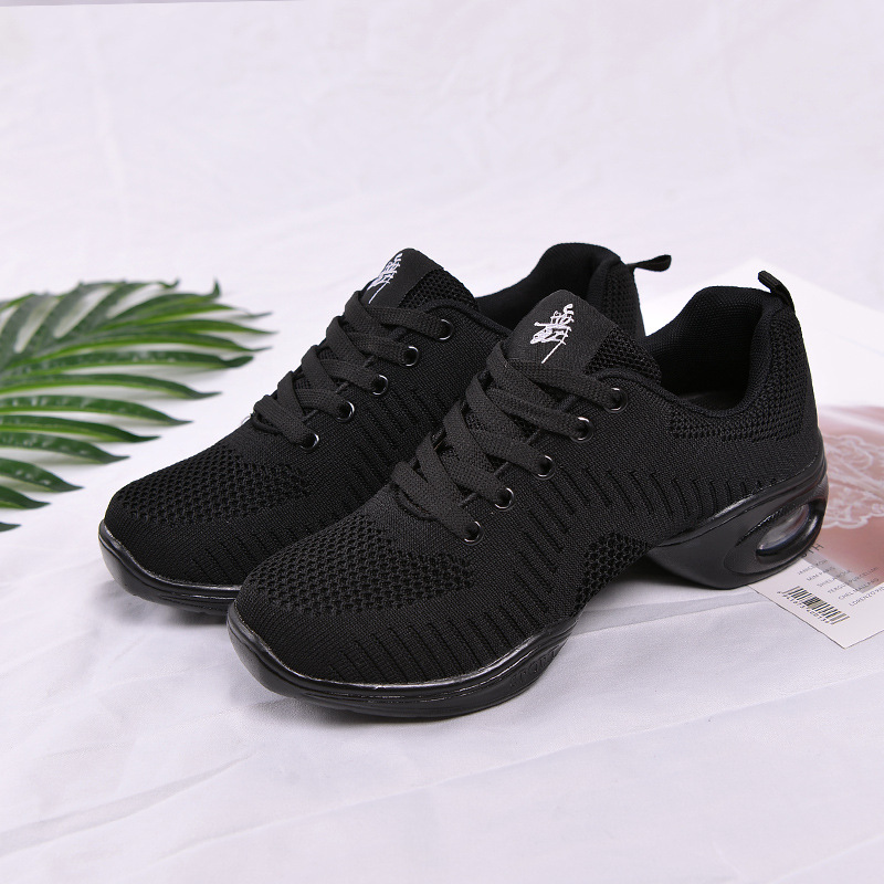 Picture of New Breathable Mesh Dance Shoes Soft Sole Women's Square Dance Shoes Adult Dance Shoes Fitness Sports Shoes Aerobics Shoes