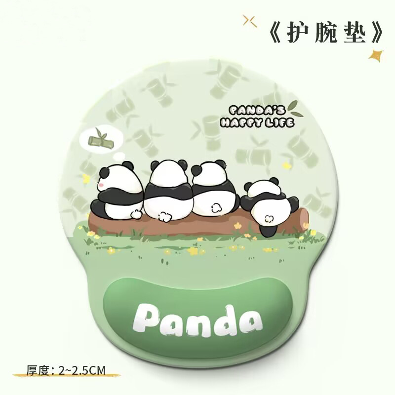 Picture of Creative Cartoon Wrist Mouse Pad Non-Slip Hand Rest Student Office Learning Wrist Pad Gaming Keyboard Mouse Pad