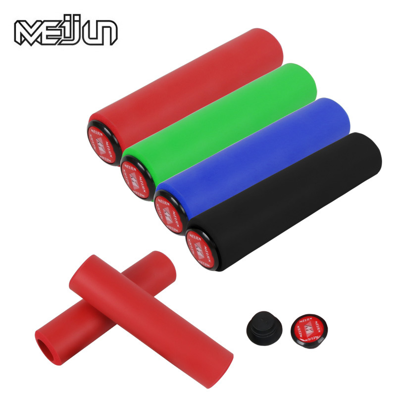 Picture of Silicone Handle Set Mountain Bike Bicycle Handle Silicone Handle Set Handle Set Cross Border