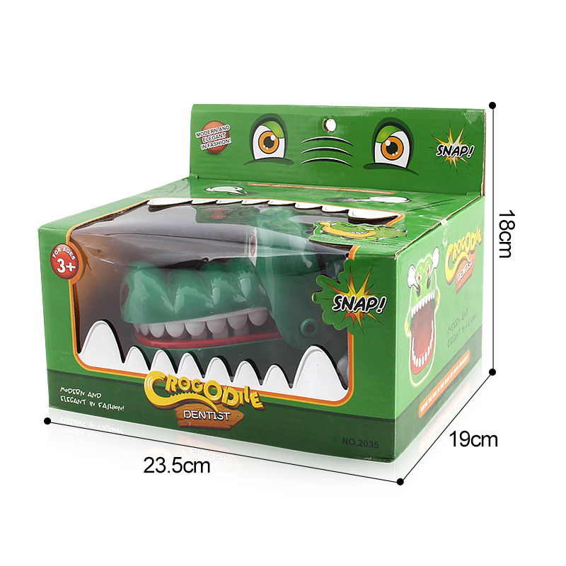 Picture of Desktop Game Tricky Hand Biting Crocodile Shark Biting Finger Big Shark Evil Dog Trick Novelty Toy