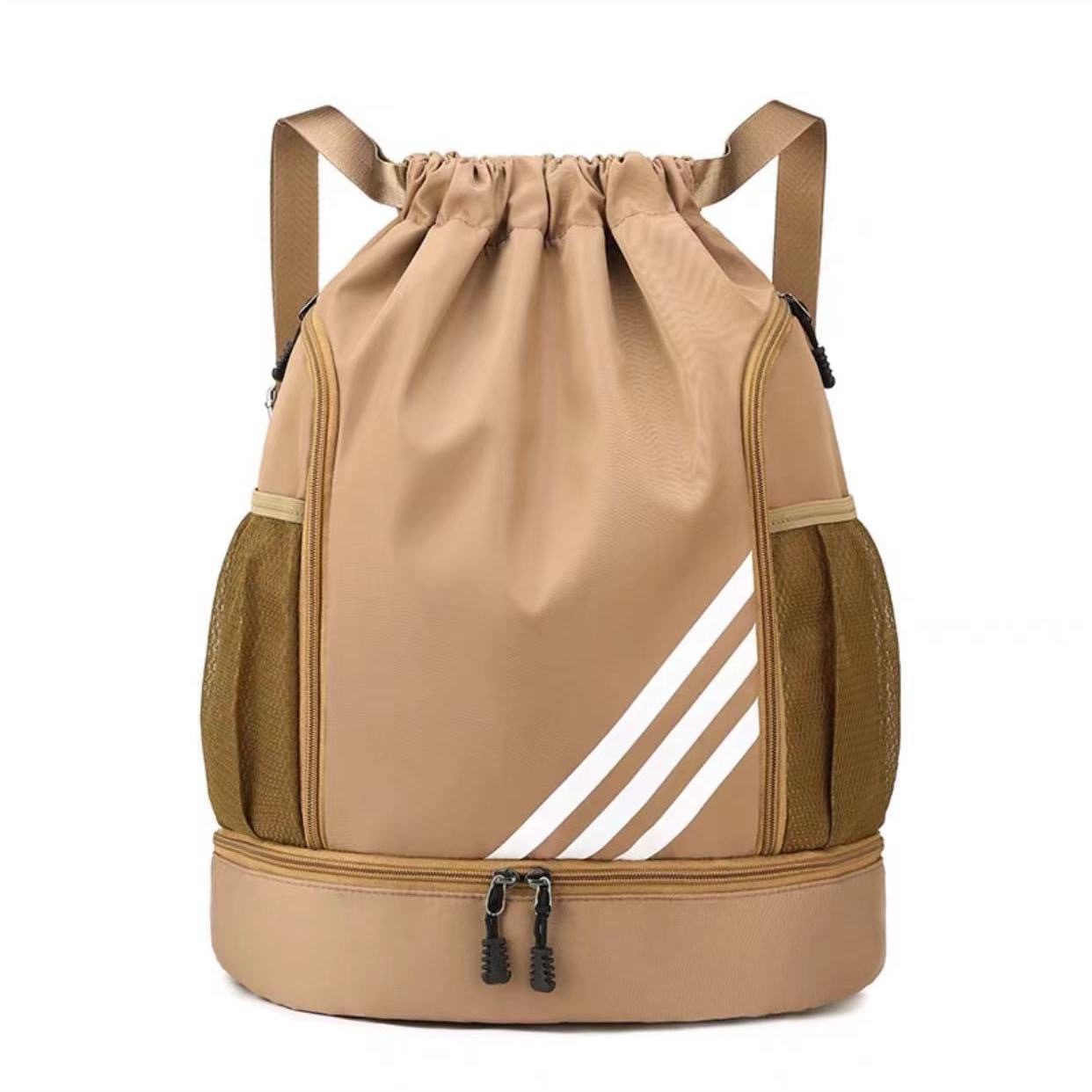 Picture of 2024 New Drawstring Pocket Backpack Outdoor Training Basketball Bag Large Capacity Travel Fitness Bag Backpack