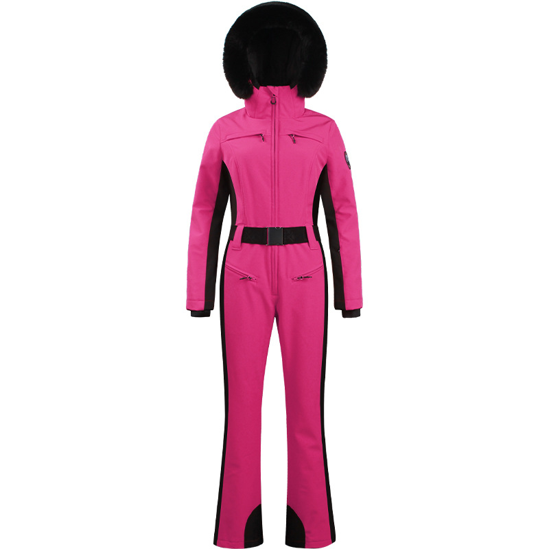 Picture of Professional Double-board Windproof Cross-border Ski Suit Women's Thickened Warm Waterproof Slim-fit Outdoor Ski Suit Women's suit