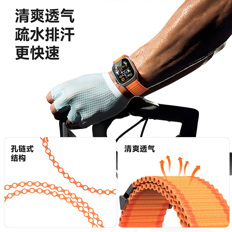 Picture of for AppleWatch outdoor apple watch strap iWatch10 generation wild trail nylon woven watch strap wholesale