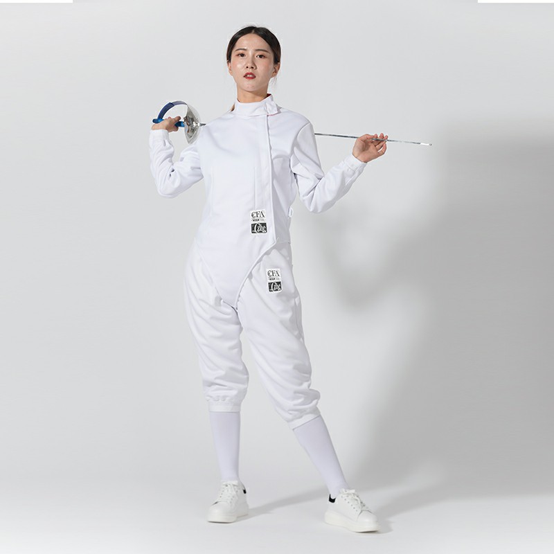 Picture of Fencing Clothing Set for Kidsren and Adults Three-Piece Set with Heavy Saber Suit 350N Competition Training Special Cfa Certification