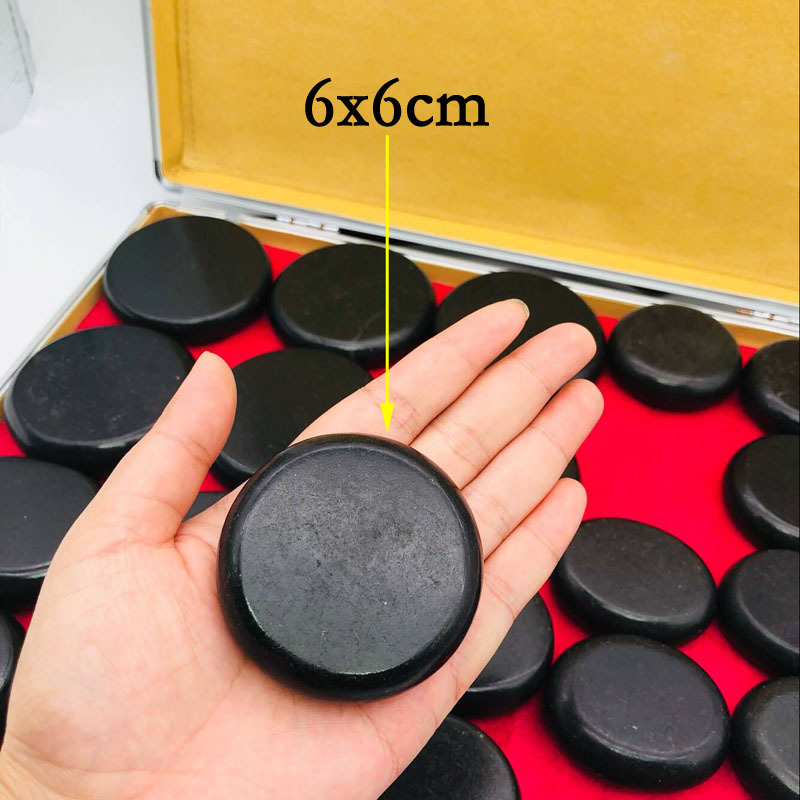 Picture of Jinbolan SPA volcanic energy stone heating box set of 16 pieces automatic constant temperature hot stone set massage Stone