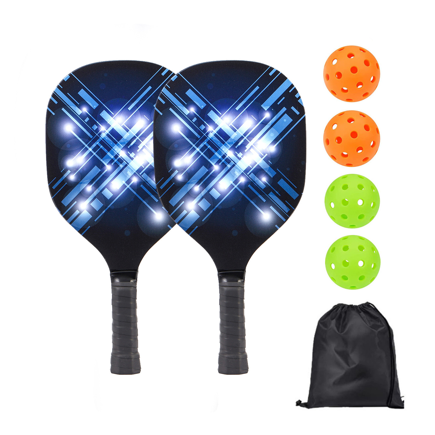 Picture of Poplar UV printing Peak ball racket set beach racket storage bag packaging Amazon cross-border explosions factory