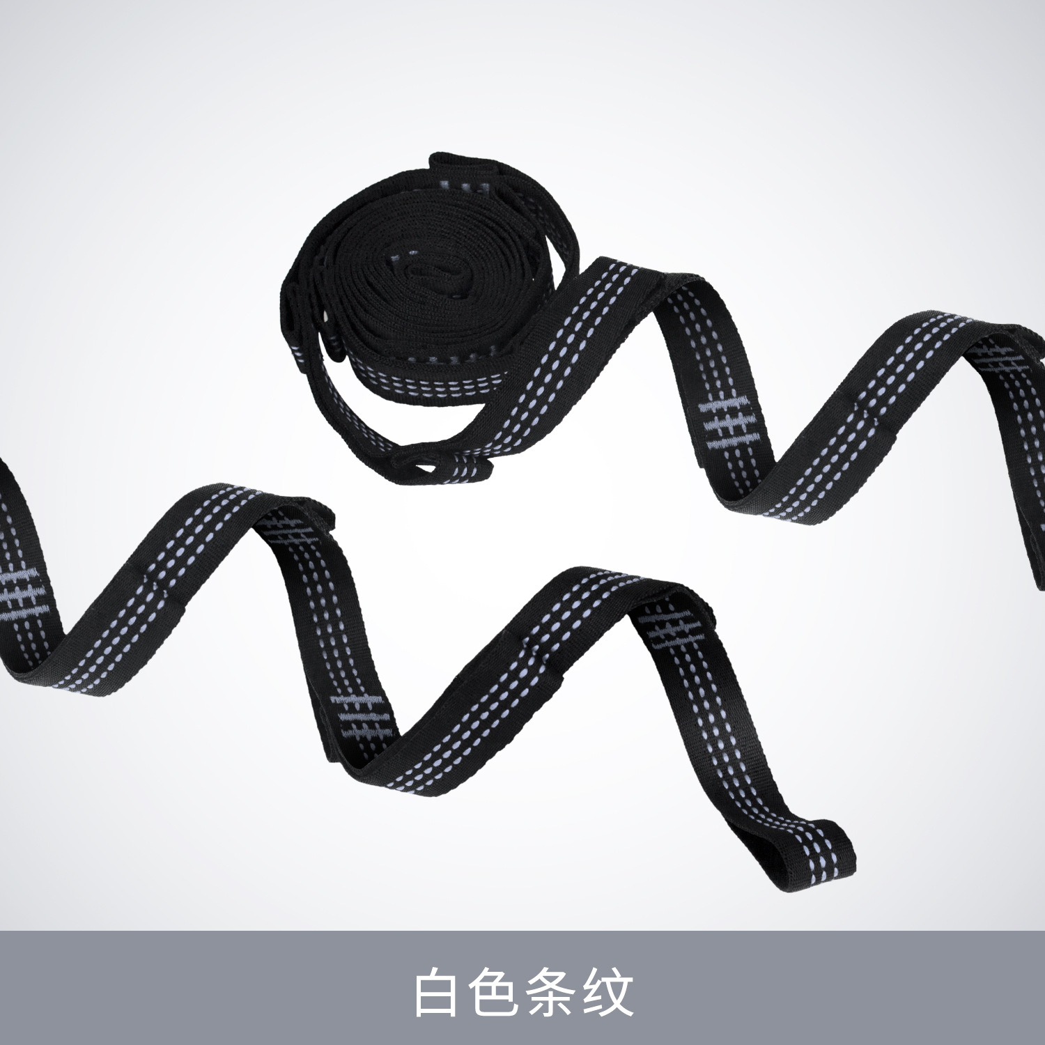Picture of Hammock with outdoor hammock binding rope special binding tree binding belt high load-bearing webbing flat belt set knot hammock binding belt