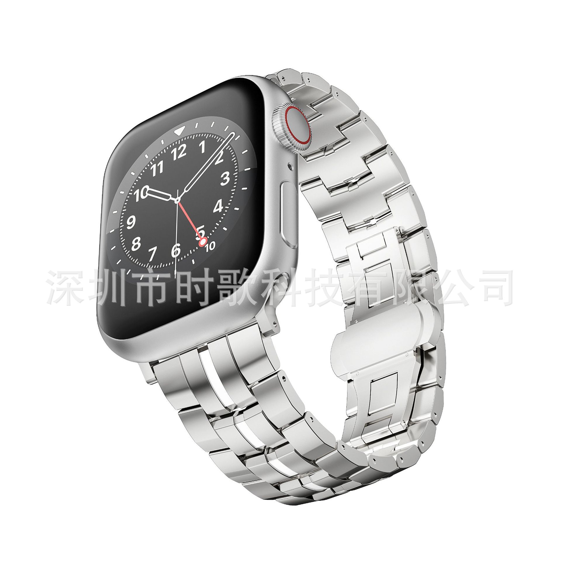 Picture of Suitable for Apple Watch Strap Applewatch S10 Generation 469mm Classy Business Metal Steel Strap Wholesale