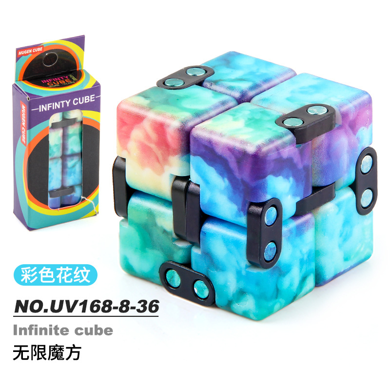 Picture of Source manufacturers infinite Rubik's Cube uv printing infinite folding decompression Rubik's Cube new strange fingertip toy second-order Rubik's Cube