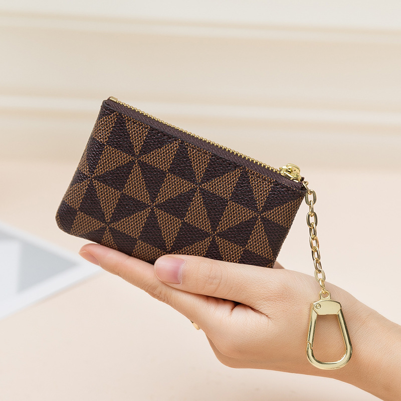 Picture of Foreign Trade 2025 European and American Classic Fashion Printed Clutch Bag Versatile Card Coin Purse Women's Mini Zipper Small Bag