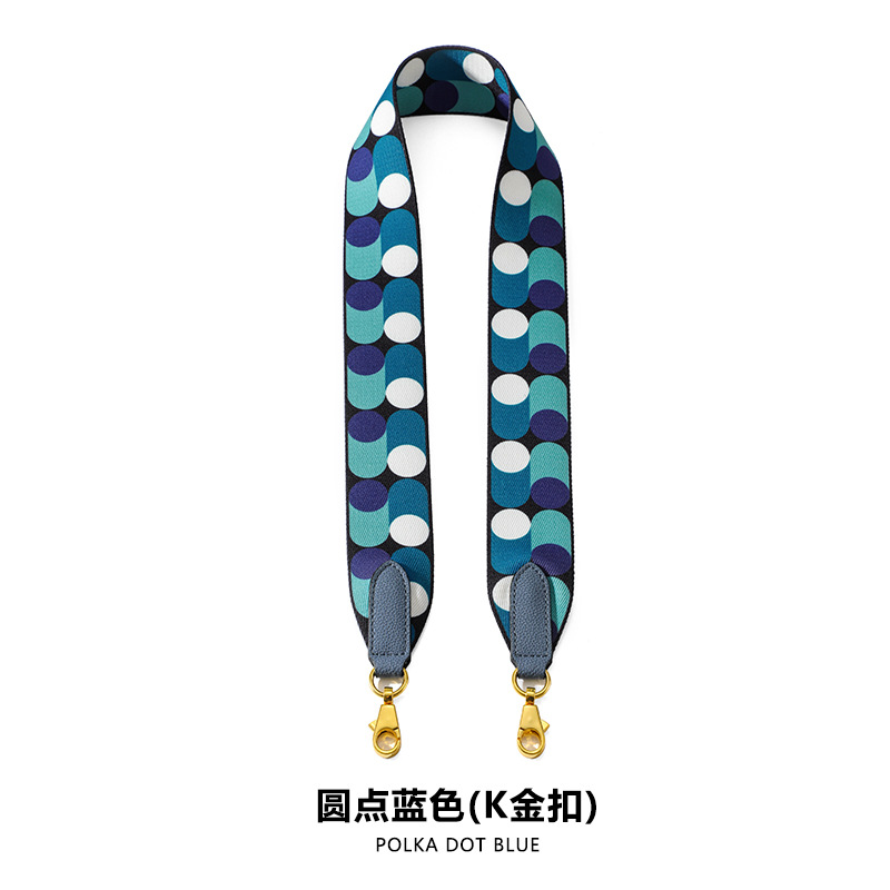 Picture of Ma Huangshi MHS-F-28 Ribbon F Dot Decoration Women's Bag Wide Shoulder Belt Canvas Ribbon Single Back Women's Bag Accessories