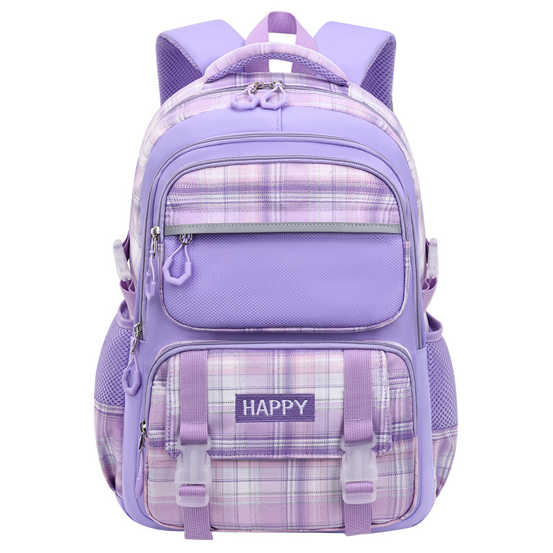 Picture of Primary school student schoolbag Grade One Two Three to six burden reduction children's schoolbag new spine protection waterproof girls' backpack