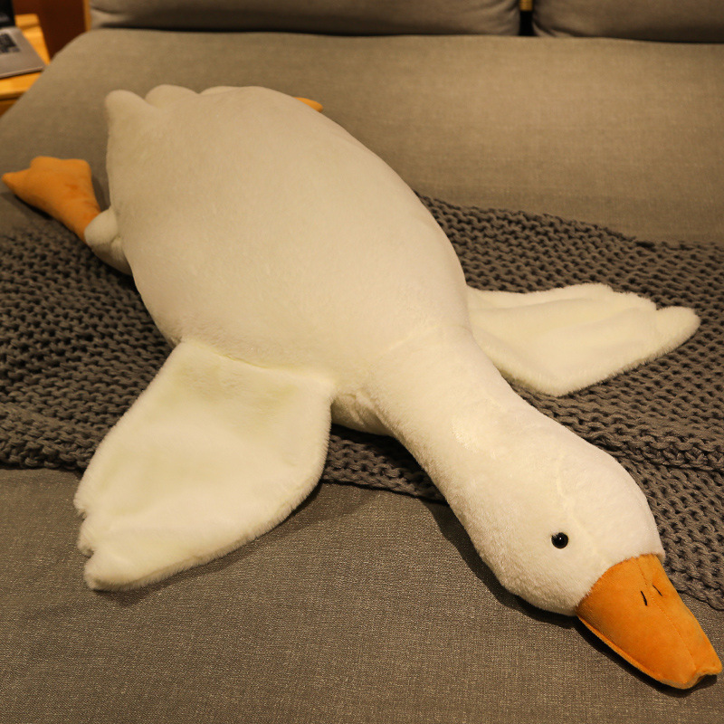 Picture of Simulation Swan Doll Creative Duck Animal Rag Doll Internet Celebrity Big White Goose Doll Plush Toy Gift