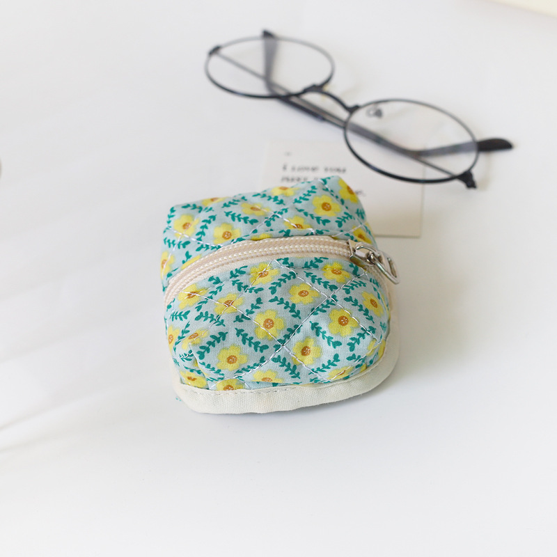 Picture of Cute Daisy Flower Coin Bag Suitable for AirPods Protective Case Bluetooth Headset Storage Bag Korean Style Girl's Heart