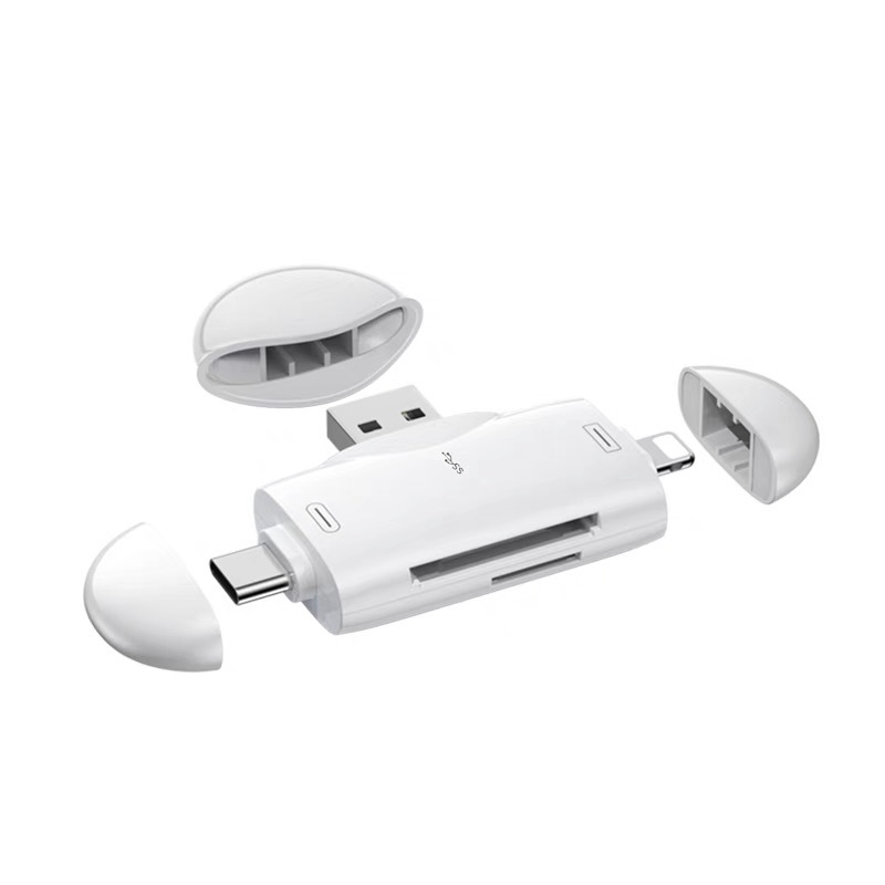 Picture of Magnetic card reader for Apple mobile phone/Type-C/USB computer Android tablet SD/TF OTG card reader