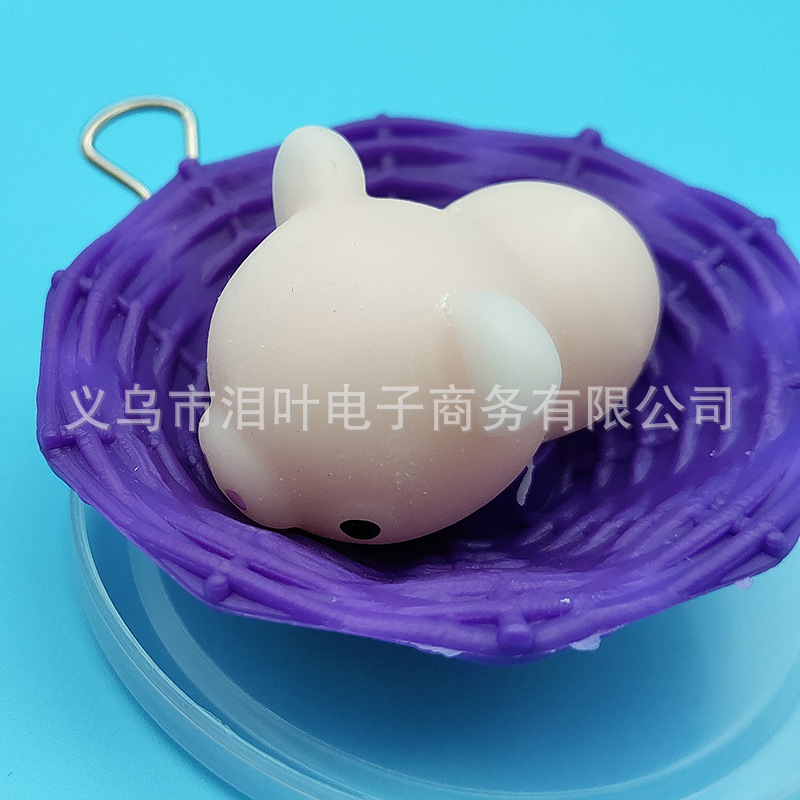 Picture of Cross-border soft Glue Creative students decompression stall selling decompression pinch music small animal vent toys small dumplings